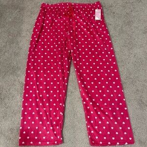 Gabriella by 10W Apparel Heart Patterned Pajama Pants